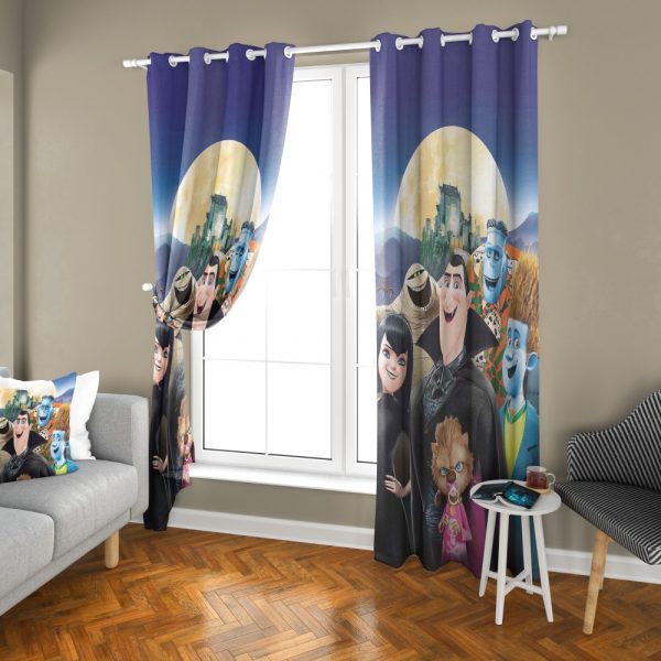 پرده چاپی طرح هتل ترانسیلوانیا DH1412