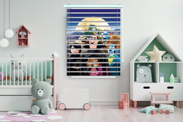 پرده زبرا طرح انیمیشن هتل ترانسیلوانیا کد Z1412