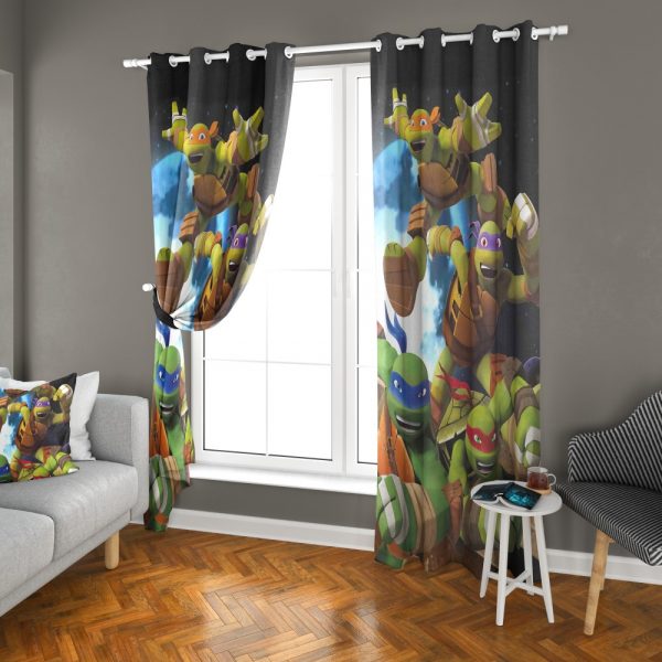 پرده چاپی طرح لاک پشت های نینجا DH1413