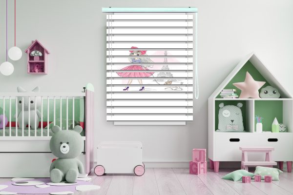 پرده زبرا طرح دختر کد Z1414