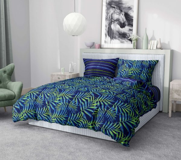 روتختی و ملحفه (دو نفره) طرح برگ کد 147-Fly-A