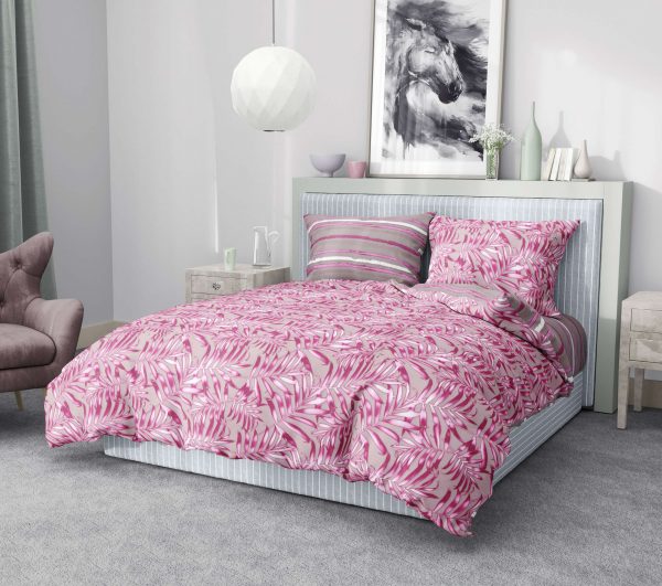 روتختی و ملحفه (دو نفره) طرح برگ کد 148-Fly-B