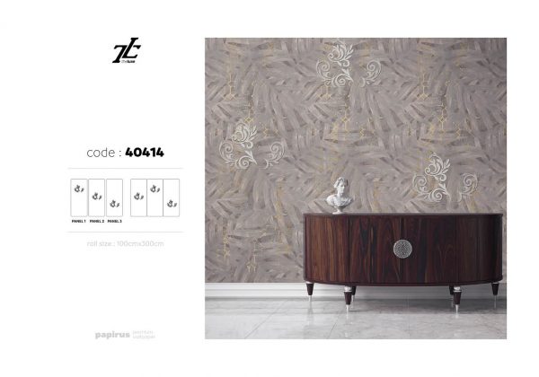 کاغذ دیواری طرح برگ کد 40414
