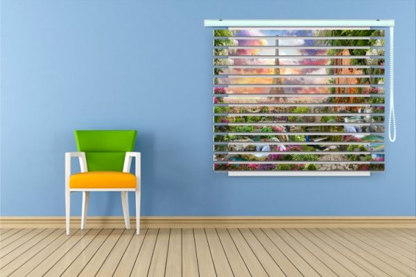 پرده زبرا طرح منظره کد ZB1552