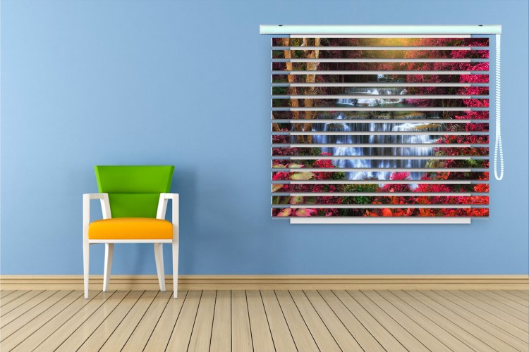 پرده زبرا طرح منظره کد ZB1553