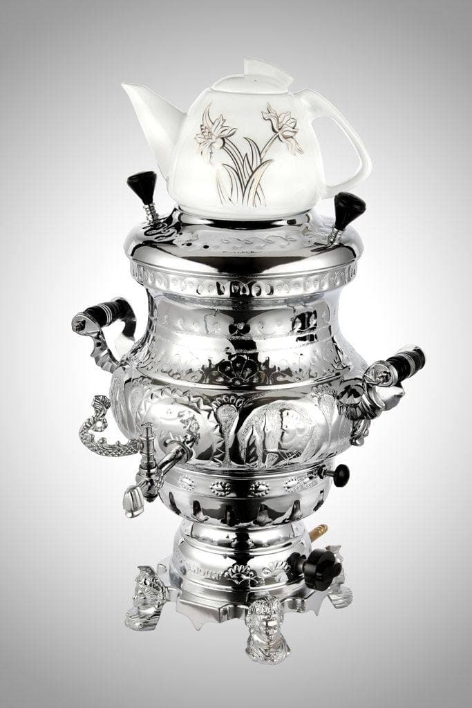 سماور ونوش ۶ لیتری پارسیان قلم سنتی سه کاره A16