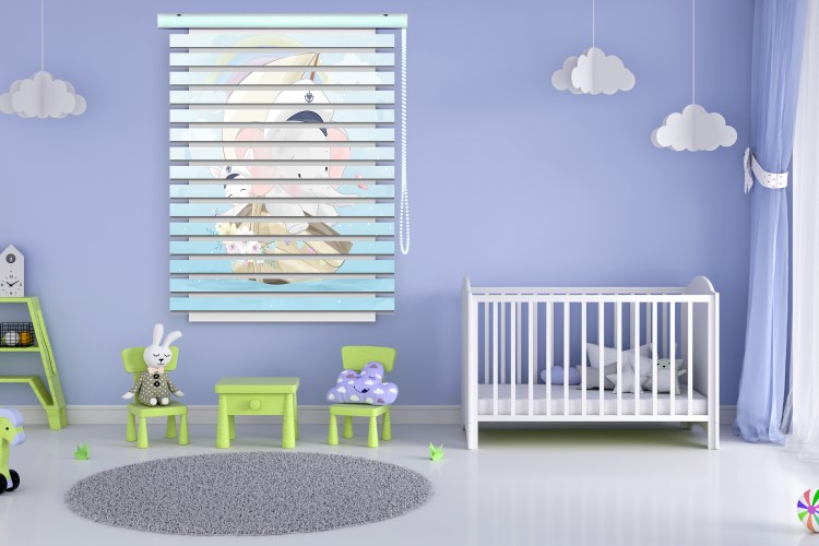 پرده زبرا طرح کودک کد ZB1635