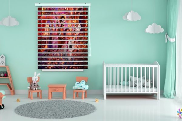 پرده زبرا طرح کودک (کوکو) کد ZB1644