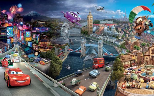 پرده زبرا طرح کودک (ماشین ها) کد ZB1648