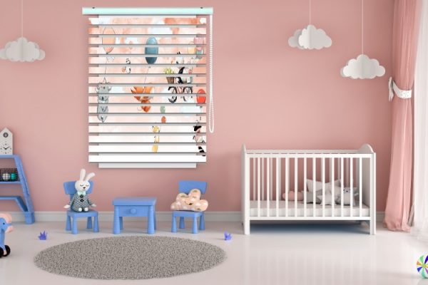 پرده زبرا طرح کودک (حیوانات) کد ZB1665