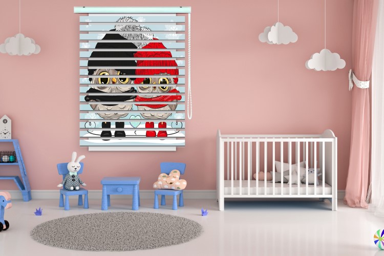 پرده زبرا طرح کودک (حیوانات) کد ZB1666