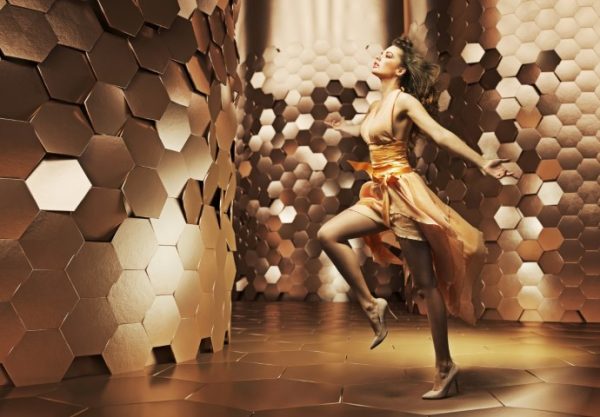 پرده زبرا طرح خانم کد Woman1667