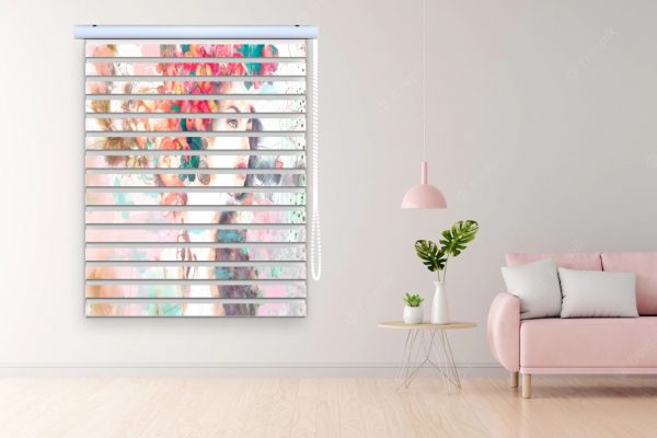 پرده زبرا طرح خانم کد Woman1669