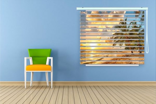 پرده زبرا طرح منظره کد ZB1695