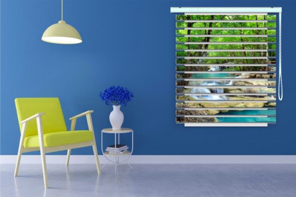 پرده زبرا طرح منظره کد ZB1697