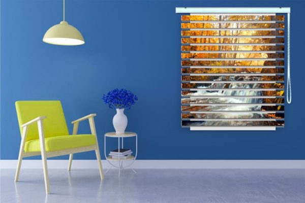 پرده زبرا طرح منظره کد ZB1698