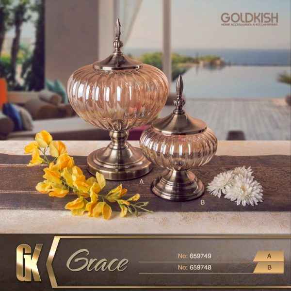 شکلات خوری درب دار کوچک/بزرگ مدل 659748/49