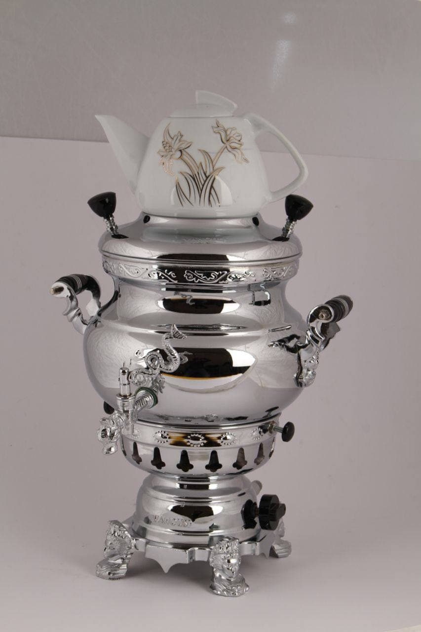 سماور ونوش ۶ لیتری پارسیان قلم سنتی سه کاره A17