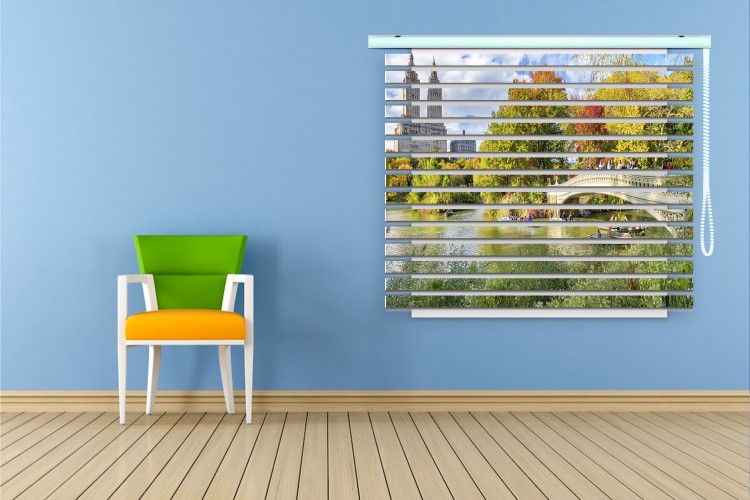 پرده زبرا طرح منظره کد ZB1703