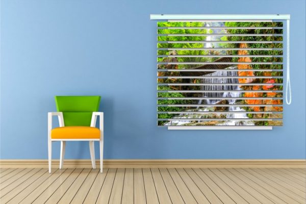 پرده زبرا طرح منظره کد ZB1719