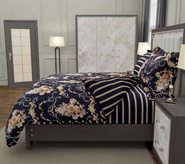 روتختی و ملحفه (دو نفره) طرح خاص کد 172-Atlas