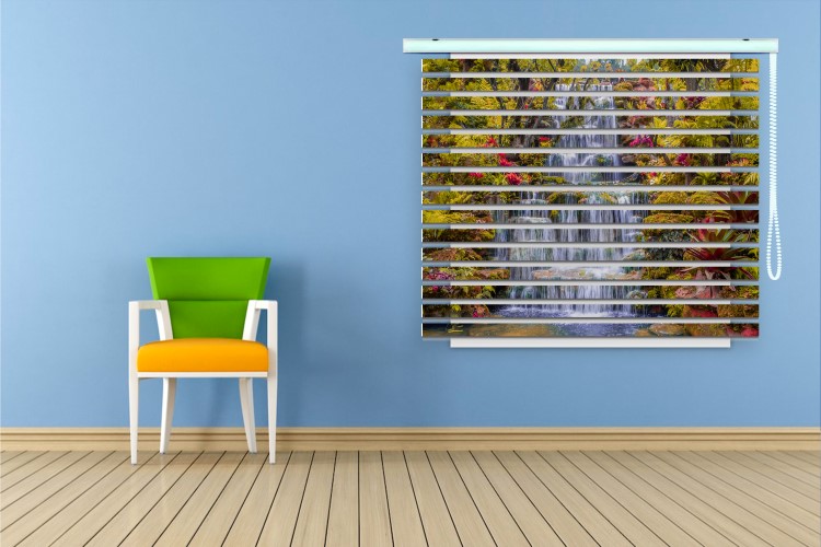 پرده زبرا طرح منظره کد ZB1720