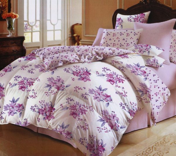 روتختی و ملحفه (دو نفره) طرح گلدار کد 175-Azalia
