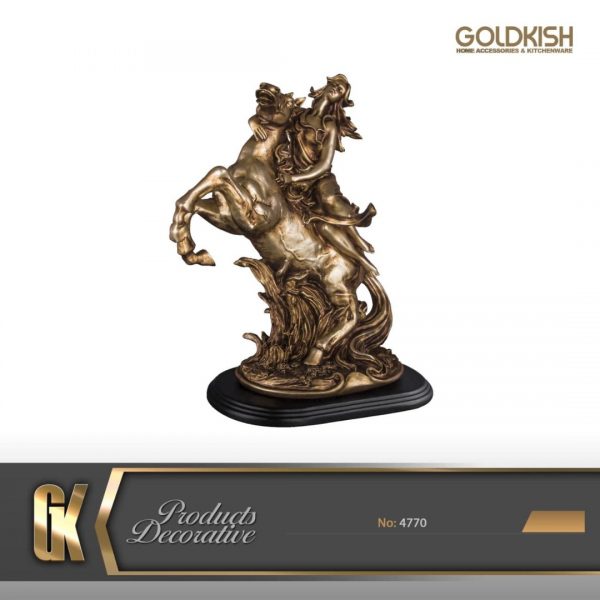 مجسمه اسب سوار برنز کوچک مدل 4770