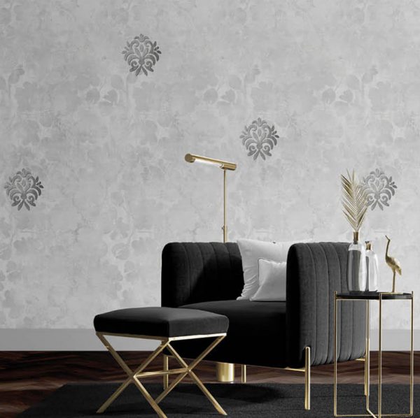 کاغذ دیواری طرح گل کد 40417