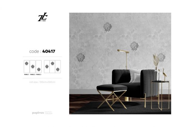 کاغذ دیواری طرح گل کد 40417