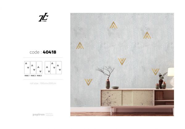 کاغذ دیواری طرح گل کد 40418