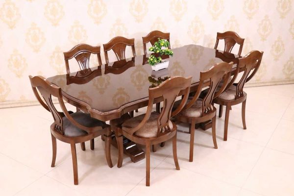 میز 8 نفره طرح اتریشی صندلی سوئدی