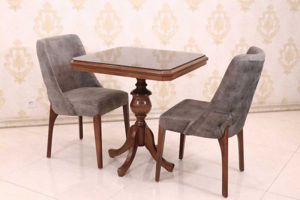 میز پایه گلدانی مربع صندلی طرح سوئدی