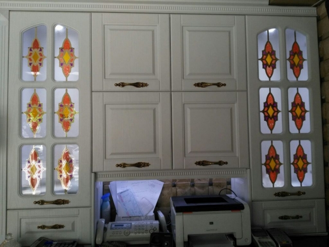 طراحی شیشه نگین