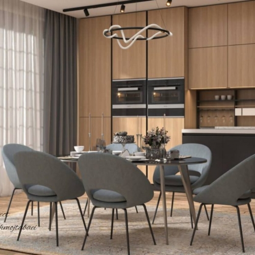 طراحی پروژه آپارتمان مسکونی در پونک