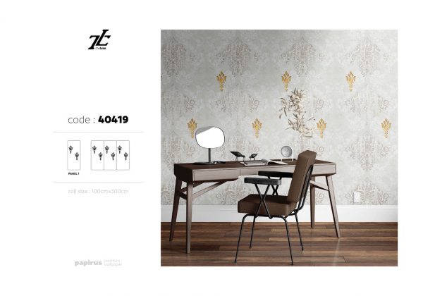 کاغذ دیواری طرح گل کد 40419