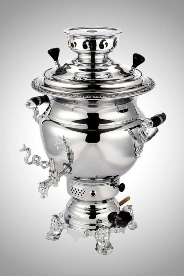 سماور ونوش 7 لیتری جولیا ساده لبه ورق A20