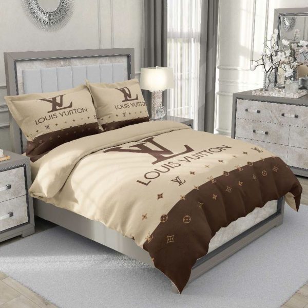 روتختی و ملحفه (دو نفره) طرح لوئیس ویتون کد 2001