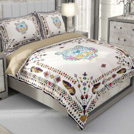 روتختی و ملحفه (دو نفره) طرح خاص کد ۲۰۰۳