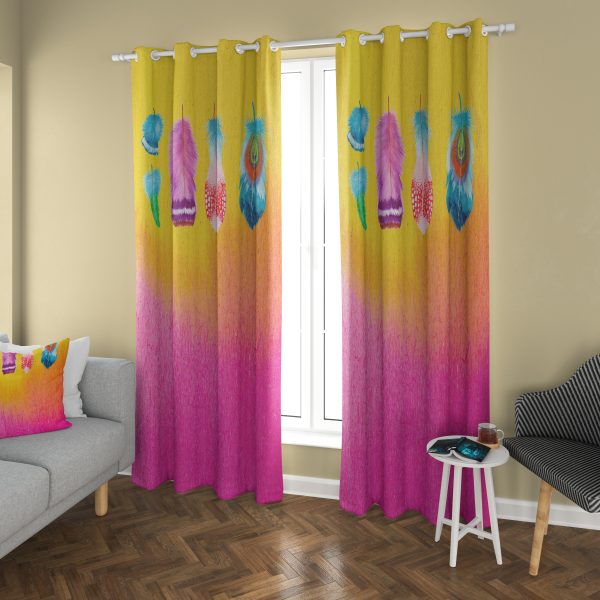 پرده چاپی طرح پر DH2005