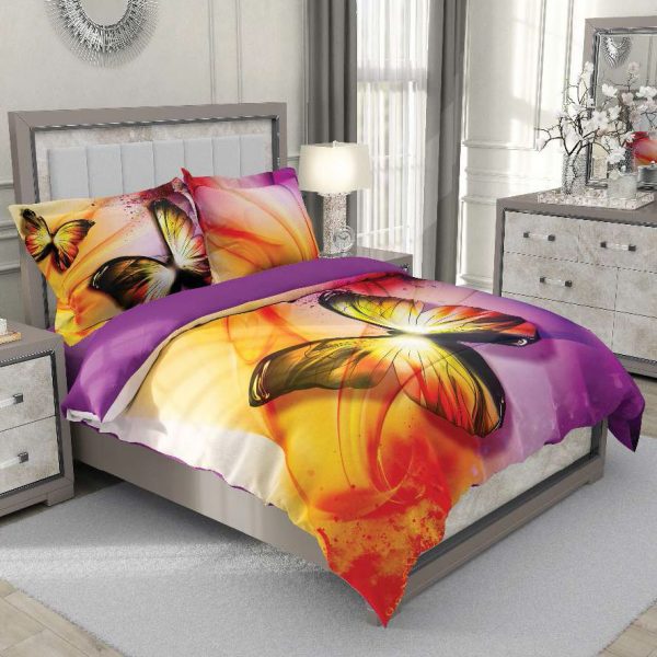 روتختی و ملحفه (دو نفره) طرح پروانه کد 2017