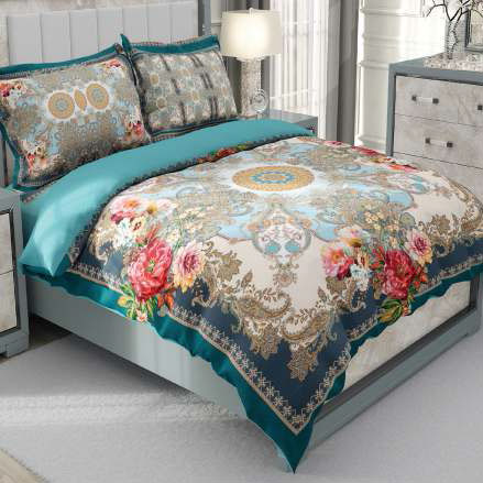 روتختی و ملحفه (دو نفره) طرح خاص کد ۲۰۱۹