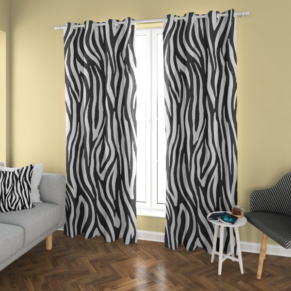 پرده چاپی طرح گورخری DH2022