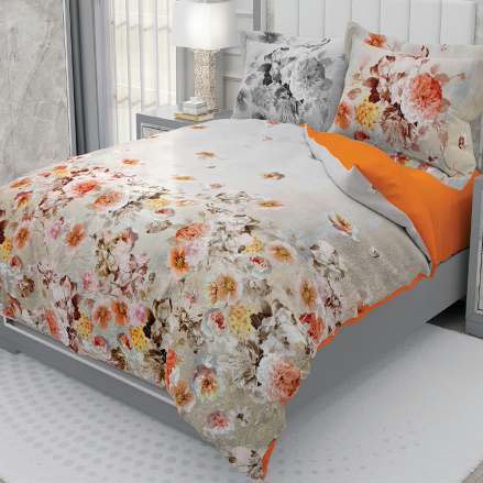روتختی و ملحفه (دو نفره) طرح گل کد ۲۰۲۳