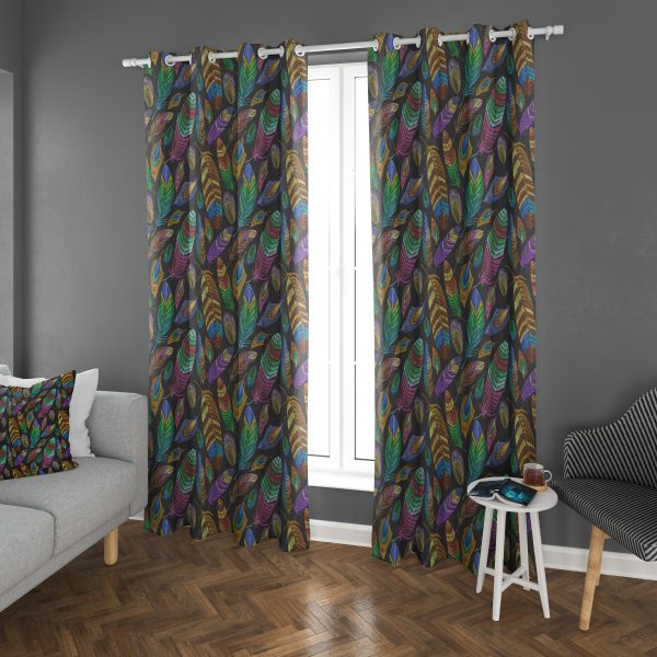 پرده چاپی طرح پر DH2026