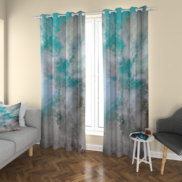 پرده چاپی طرح آبرنگی DH2031