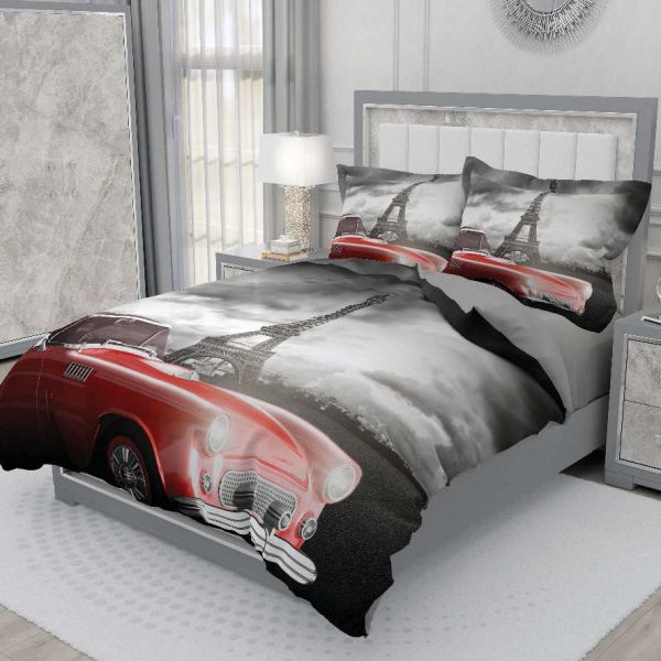 روتختی و ملحفه (دو نفره) طرح ماشین کد 2032