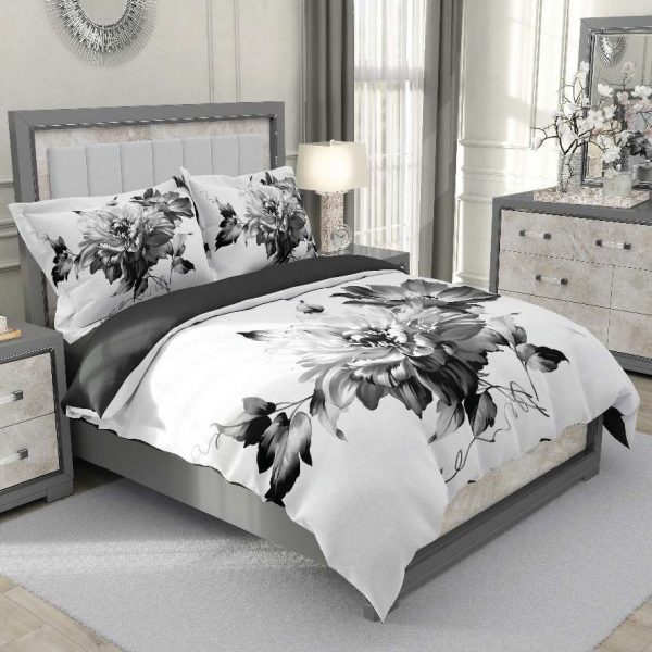 روتختی و ملحفه (دو نفره) طرح گل کد 2035