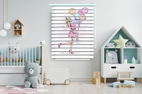 پرده زبرا طرح دختر کد Z2038