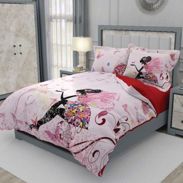 روتختی و ملحفه (دو نفره) طرح فرشته کد 2053